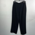 Anne Klein  Black Pleated Straight Leg High Rise size 8 Photo 4