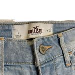 Hollister  Light Wash Distressed Denim Skinny Jeans Size 1 25W Photo 3