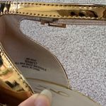 mix no. 6  Shiny Gold Wedge Heels Photo 3