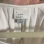 A New Day ✨ Women's Balloon Long Sleeve Femme Popover Cream Sz Medium Shirt✨ Photo 6