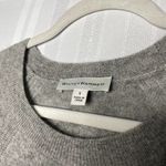 White + Warren Long Sleeve 100% Cashmere Ribbed Sweater Dress Small Light Gray Photo 1