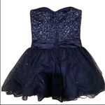 Speeckless Sequin Dress Blue Cupcake Tutu Dance Prom Junior Sz 11 Whimsygoth Photo 7