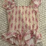 Love Shack Fancy  Floral Top Photo 1