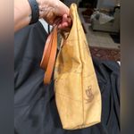 Alviero Martini 1ª Classe Vintage Geo Classic Tote/Shoulder Bag Map Print Tan Photo 15