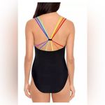 🆕 Sirena Swim One Piece Colorful ‘LOVE’ Swimsuit Black Photo 1