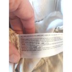 Mango MNG Womens Sz Small Pants High Rise Minimalist Beige Drawstring 100% Linen Photo 7