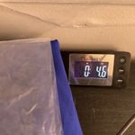 Chico's ‎ Womans Button Up Shirt Size Small OR 0 Royal Blue Professional Career Photo 6