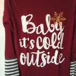 Baby It’s Cold Outside Shirt, XL Red Photo 2