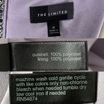 The Limited   Dress Black Purple 8 Cap Sleeves Square Neck New Photo 7