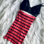 Free People Seamless Coral & Black Dress Photo 3