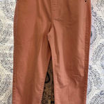 Susan Graver Susan‎ Graver Pink Pull On Crops Size 12 Photo 0