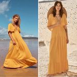 Free People Beach La La Maxi Dress Bird of Paradise Size XL Bohemian Goddess Photo 14