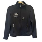 TopReiter Equestrain Women’s Medium Full Zip Mock Neck Riding Jacket Black Photo 0