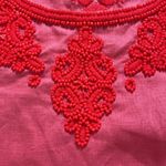 Lilly Pulitzer NWT  Elyn Beaded 3/4 Sleeve Linen Top Women's 00 Photo 11