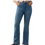 Pilcro  Anthropologie NWT The Icon Flare Jeans Womens Size 25 Medium Wash Photo 2