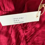 Shop Neighbor Red Summer Midi‎ Dress Small Photo 3