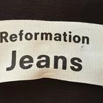 Reformation  Roxanna Black Denim Dress Photo 11