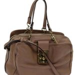 Chloe shoulder bag leather Brown Used Photo 1
