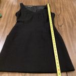 Lafayette 148 black Classic Sleeveless sheath v neck wool cashmere mini dress 6 Photo 1