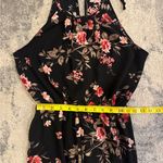 Scobe   Floral Black Sleeveless Dress Photo 4