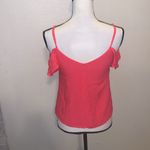 Candie's Candie’s Pink cami off shoulder v-neck crop top Photo 6