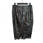 White House | Black Market Metallic Floral Pencil Skirt Photo 1