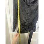 Cynthia Rowley New York Women’s black Cheetah Print jacket size M Lightweight Photo 5