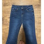 Flamingals by flamingo flare bootcut western darkwash jeans Blue Size 29 Photo 1
