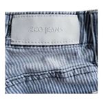 ZCO Jeans Premium Blue Striped Denim Jean Shorts Distressed Junior Size 1 Cotton Photo 9