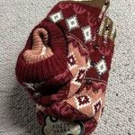 ⭐️ Fuzzy Babba Red & Brown Cozy Soft Slipper Socks Size 9 Photo 0