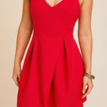 Gianni Bini  GB Pink Salmon Mini Pleated Dress Spaghetti Straps Large Hoco Party‎ Photo 0