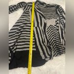 Ashley Stewart  black grey striped Cardigan sweater size 22/24 EUC Photo 5