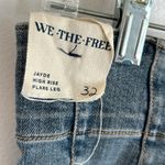 We The Free  Jayde High Rise Flare Leg Jeans Mermaid Blue Photo 8