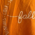 Chic Soul Fall Frills Collage Graphic T Shirt in Burnt Orange - size XL Photo 2