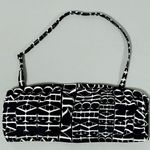 Michael Kors Black White Logo Graphic Bandeau Bikini Top Designer Bathing Suit Luxury Swimwear Size XS 🖤 Photo 0