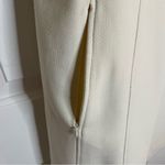 Theory Cream Sleeveless Mini Dress With Zippered Back Size 6 capsule minimalist Photo 4