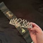 21st birthday sash and crown Gold Size undefined Photo 1