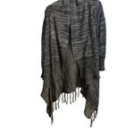 One World   Size XL  Live and Let Live Women's Cardigan Sweater Gray/Black Photo 11