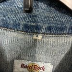 Hard Rock Cafe Vintage  Bangkok Save the Planet Blue Denim Jean Jacket Size Large Photo 7