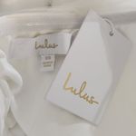 Lulus Sheer Sleeve Off the Shoulder Wedding Dress NWT Size XS Photo 7