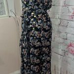 Dalia MacPhee Women's One Shoulder Tie Waist Floral Flowy Dress Multicolor M Size M Photo 4