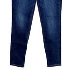 ZARA  High Rise Skinny Stretch Jeans 5 Pocket Button Zip Closure 8 Dark Blue Photo 3