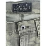 Lucky Brand Brooke Legging Camo Jeans Women's Size 6 / 28 Green Camouflage Photo 4