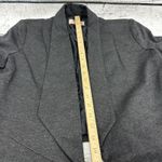 Philosophy  Republic Clothing‎ Blazer Women's Charcoal L/S Open Front [Size 8] Photo 4