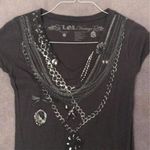 None Vintage style necklace V-Neck t-shirt medium Photo 1