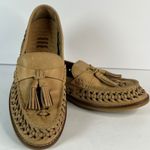 Sperry Plushwave Womens Tan Woven Leather Tassel Penny Loafer Flats Size 7.5 Photo 0