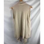 Halogen Cashmere Wool Blend Sleeveless Cardigan sweater S Photo 4