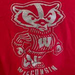 Red Wisconsin Badgers Graphic T Photo 1