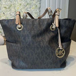 Michael Kors  classic monogrammed purse tote shoulder bag Photo 0