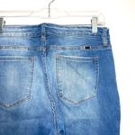 KanCan USA KanCan Medium Wash Distressed High Rise Cuffed Boyfriend Jeans Photo 6